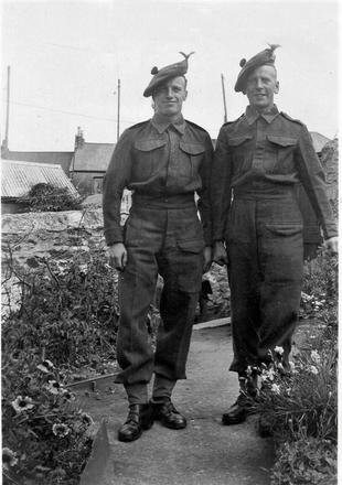 'Gran' Wass & Andy Younger. Falmouth '1941