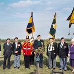 Mrs Barbara Younger plants a tree to commemorate No.5 Cdo, National Arboretum, Alrewas, June 2003.