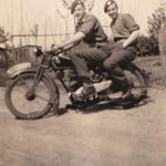 Bill 'Jock' Mills and Bob Yaxley 45RM Cdo 'E' tp Eutin Germany 1945