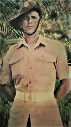 Arthur Baseley, No.5 Commando 6 Troop, in slouch hat