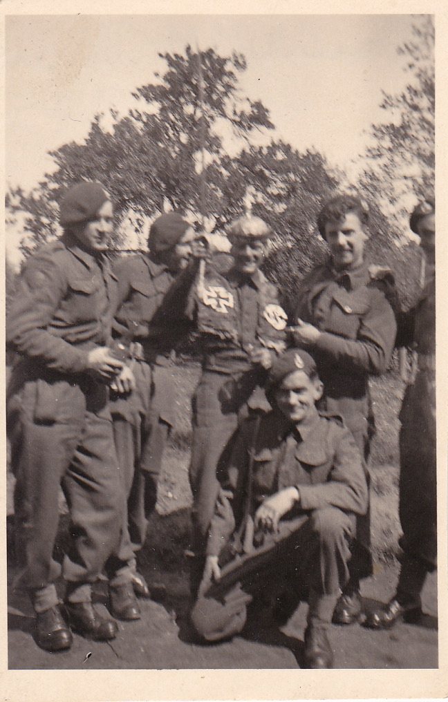 Jock Mills, Bob Yaxley, Jock Clark, Len Campbell, A Wicks, Neustadt, May 1945