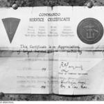 Cdo Service Certificate of Martin Henry Winterburn MM No. 6 Cdo.