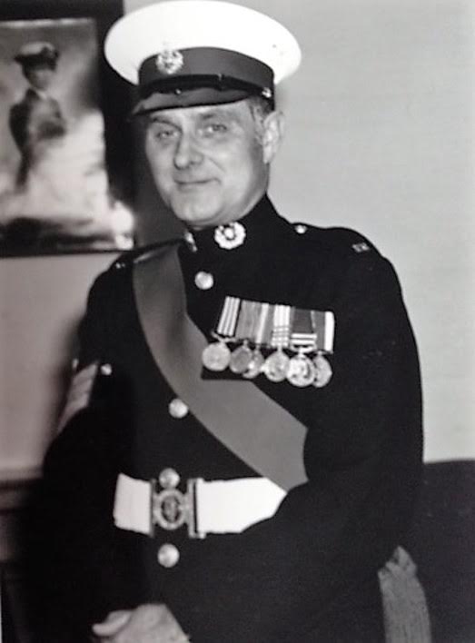 C/Sgt. Charles James Macnish MM, RM, award in 1952