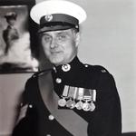 C/Sgt. Charles James Macnish MM, RM, award in 1952
