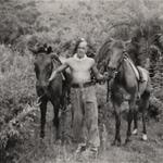 L/Cpl Pedder, No.5 Commando, with Race Ponies