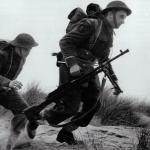 Bren gun team from the Polish Troop