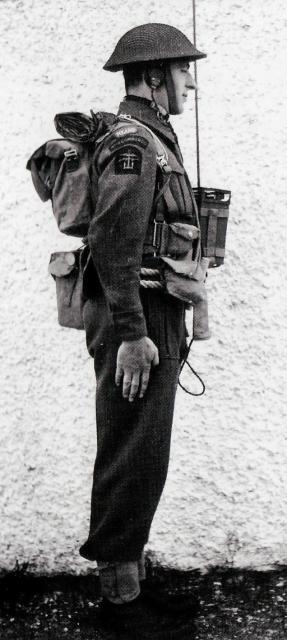 Commando wireless operator from No. 6 Polish Troop