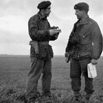 Major 'Pat' Wall , 48RM Cdo and Lieut. Kingsley 3 Troop 10 IA Cdo.