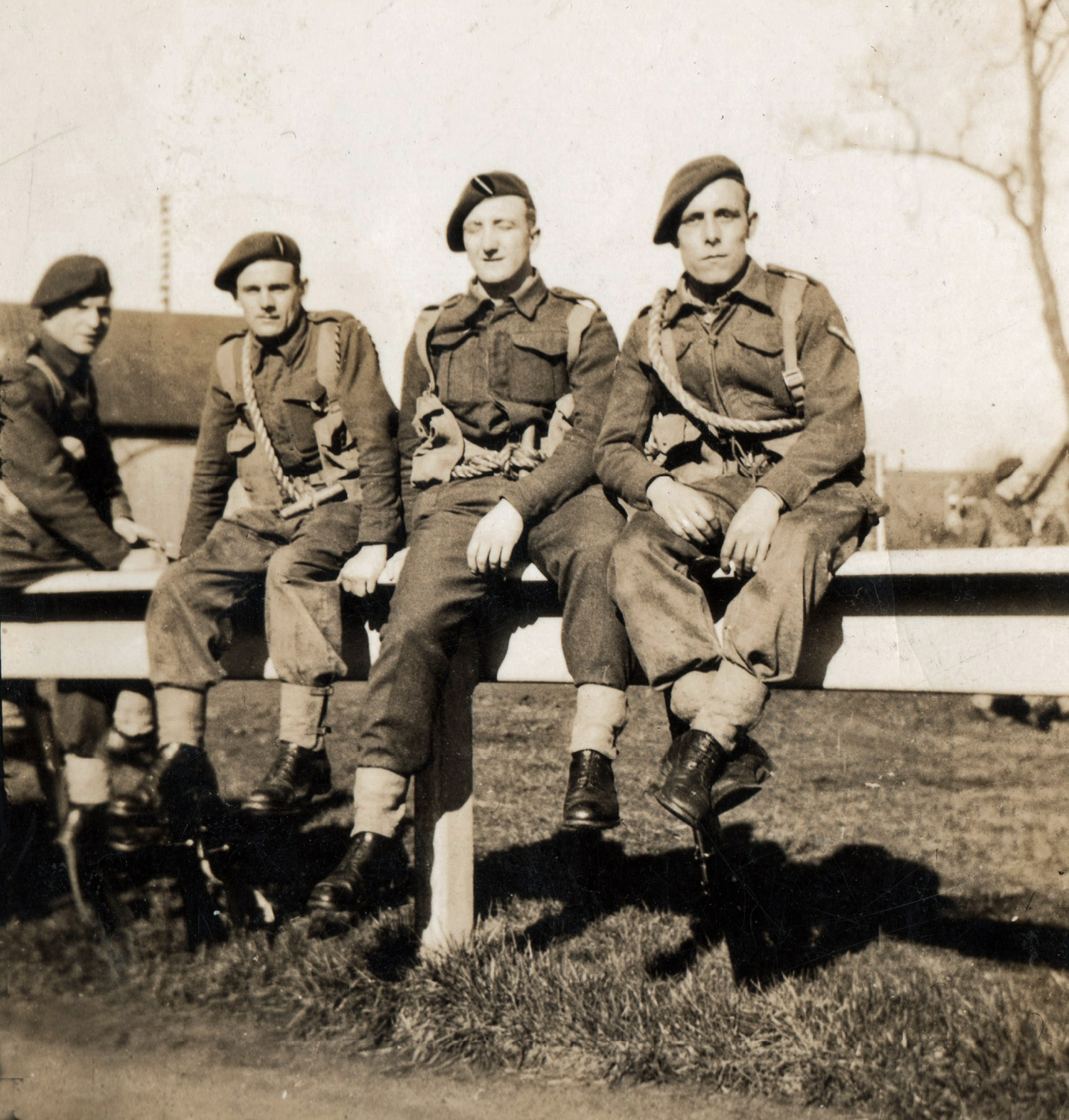 No.2 Commandos Walter Ainslie, John Caveney, Jimmy Smith, John Stewart