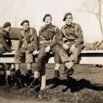 No.2 Commandos Walter Ainslie, John Caveney, Jimmy Smith, John Stewart