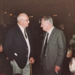 No.2 Commando 5 troop veterans Sgts Tiny Burke B.E.M. and Joe Rogers M.M. (on right).
