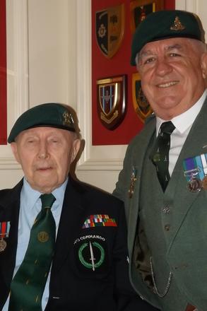 Roy Cadman (No.3 Cdo) and Dave Matthews - 1