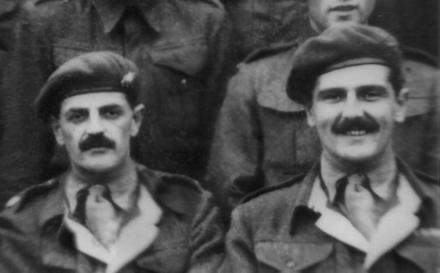 Major (later Brigadier) Ken Trevor, CBE, DSO and Lt Col Tom Trevor, OBE, No.1 Commando
