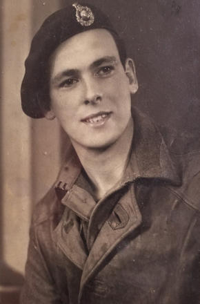 Marine Harold Pugh, 48RM Commando died on active service Belgium. 