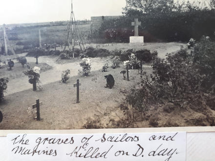 The Graves of Sailors and Marines killed on D-Day