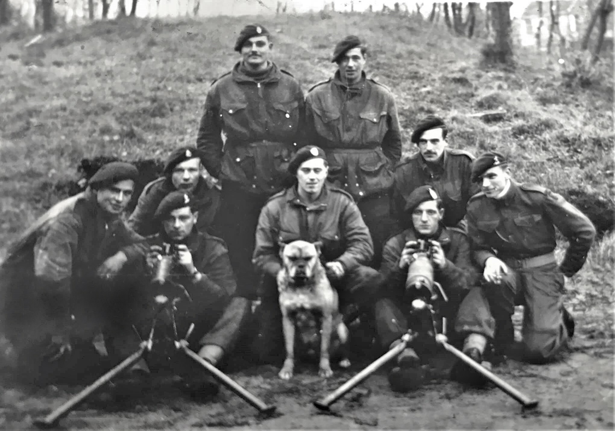 No.4 Commando Machine Gun Section of The Heavy Weapons Troop