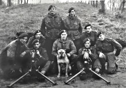 No.4 Commando Machine Gun Section of The Heavy Weapons Troop