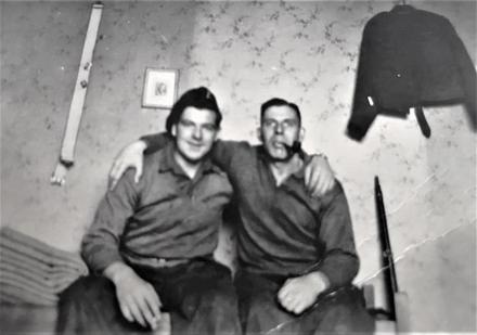 Eli 'Chuck' Gale, No.4 Commando, and pal