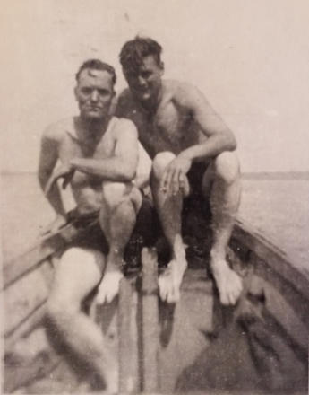 Arthur Thornton and Johnny Knock, 48RM Commando