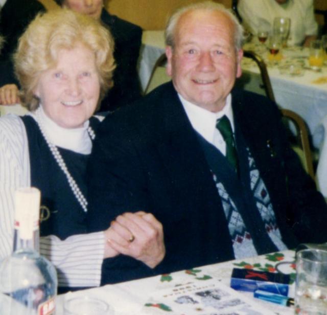 George Webb (No.3 Cdo) and his wife