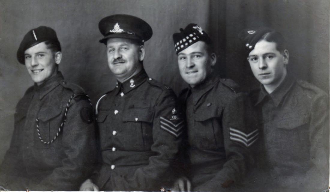Walter Ainslie No.2 Cdo., and his brothers