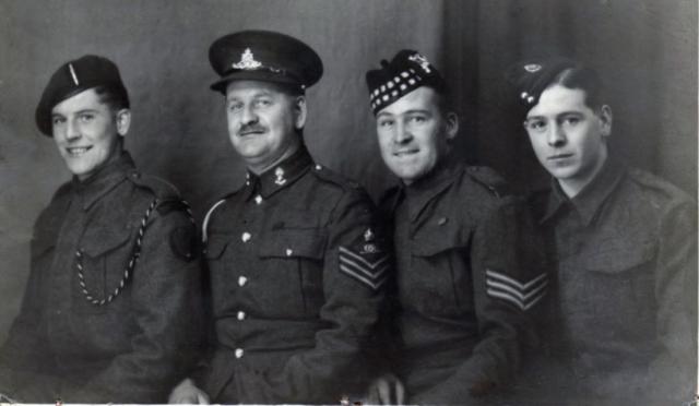Walter Ainslie No.2 Cdo., and his brothers
