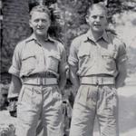 Doug Twiddy (left) and Walter Ainslie, No.2 Commando 5 Troop