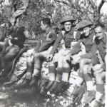 No.2 Commandos Harry Jacobs, Pete McGinley, Pete Sharp, and others