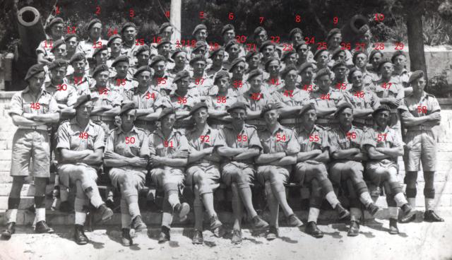 5 Troop No.2 Cdo. Gibraltar 1943 numbered