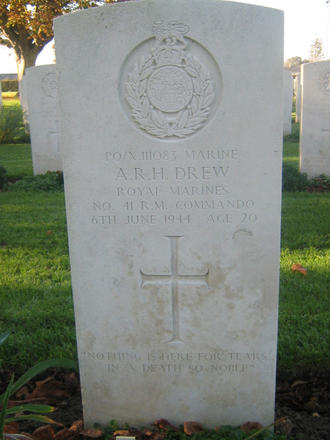 Marine Arthur Ronald Harry Drew