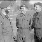 Rev Wallis, Sgts. Dunn and Tanswell, 41RM Commando