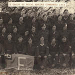 2 photos of 45RM Commando 'E' Troop