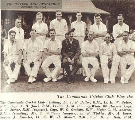 Commando Cricket Club v New Zealand Armed Forces, 6 September 1945