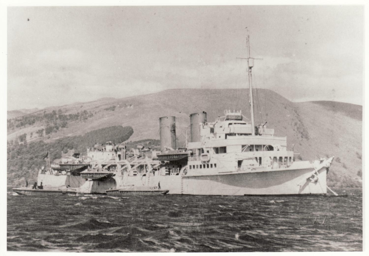 Raid Support Ship Prince Leopold.