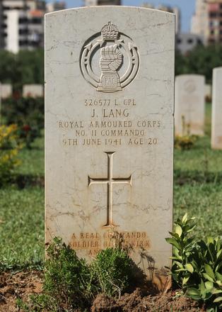 L/Cpl John Lang