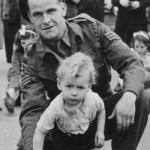 Doug Webster, No.2 Commando, and son