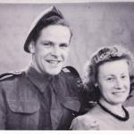 Doug Webster, No.2 Commando, and his wife Mary