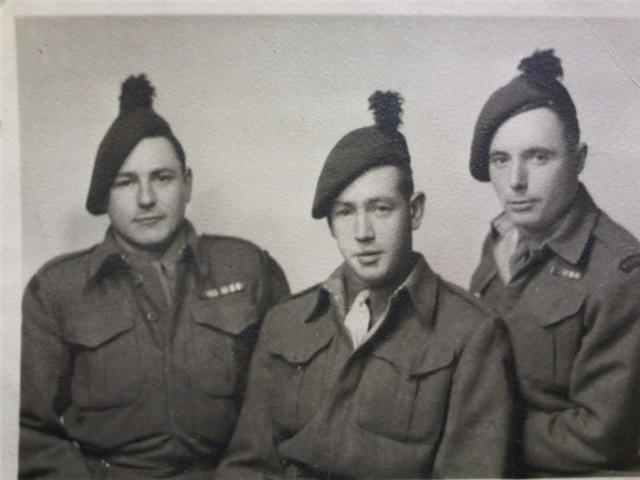 Ronald  'Ken' Young, Bill Heath and Bill Beadell, No.9 Commandos