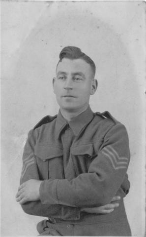Andrew O'Marah during service with the R.W.F. 1926-1939