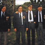 Sgt. Robert Hepper 45RM Cdo (on the right) and others