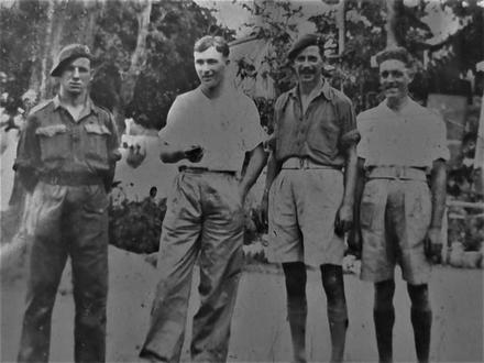 Cyril Pritchard No.1 Cdo (3rd from left) and others