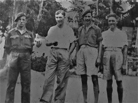 Cyril Pritchard No.1 Cdo (3rd from left) and others