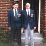 Tommy Sleith (on the right)  and another - No.9 Cdo Veterans