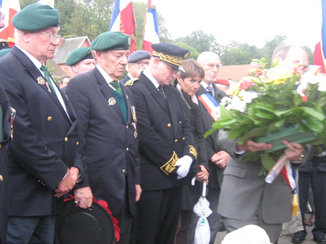 Veterans from No.3 Commando, Berneval, 18/8/2007