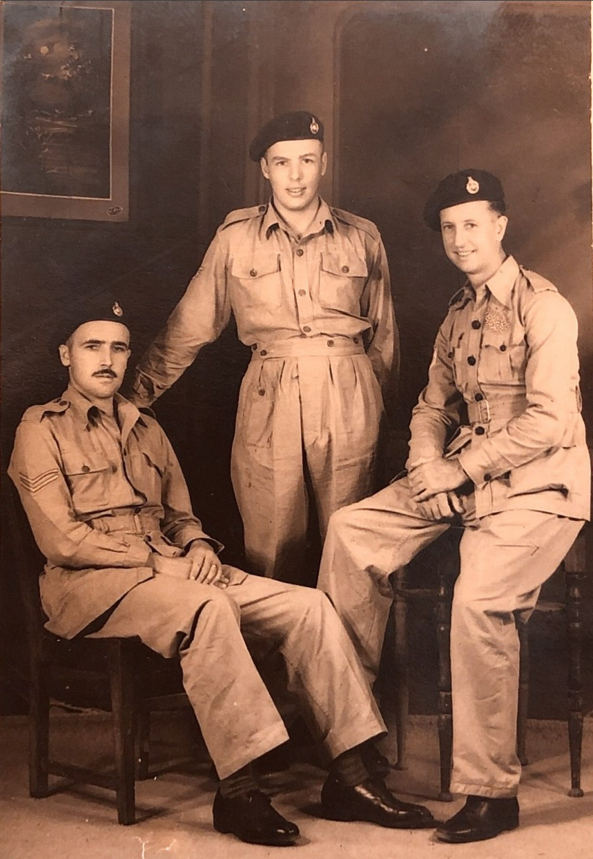 Cpl Albert Read RM (right) RM 3 Cdo Bde Sigs and others