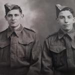 Albert Tuck No.2 Commando on the left and unknown