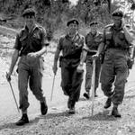 Maj. Atkins, Capt. Johnston, and others, 95 Commando, Australia 1966