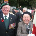 John Carney (No.3 Cdo) with a French friend, Berneval, 19 August 2007