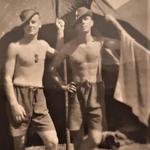 Fred Newby (right) 45 Commando, Cheung Chau Island, Hong Kong