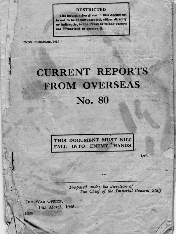 Report on Flushing front cover